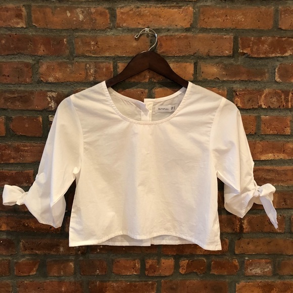 Faithfull the Brand Tops - Faithful white crop top